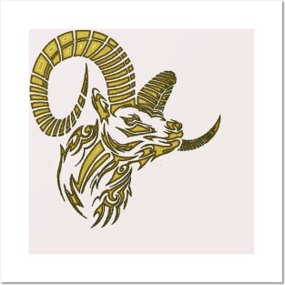 1991-1992, Golden Ram | Metal Ram Posters and Art